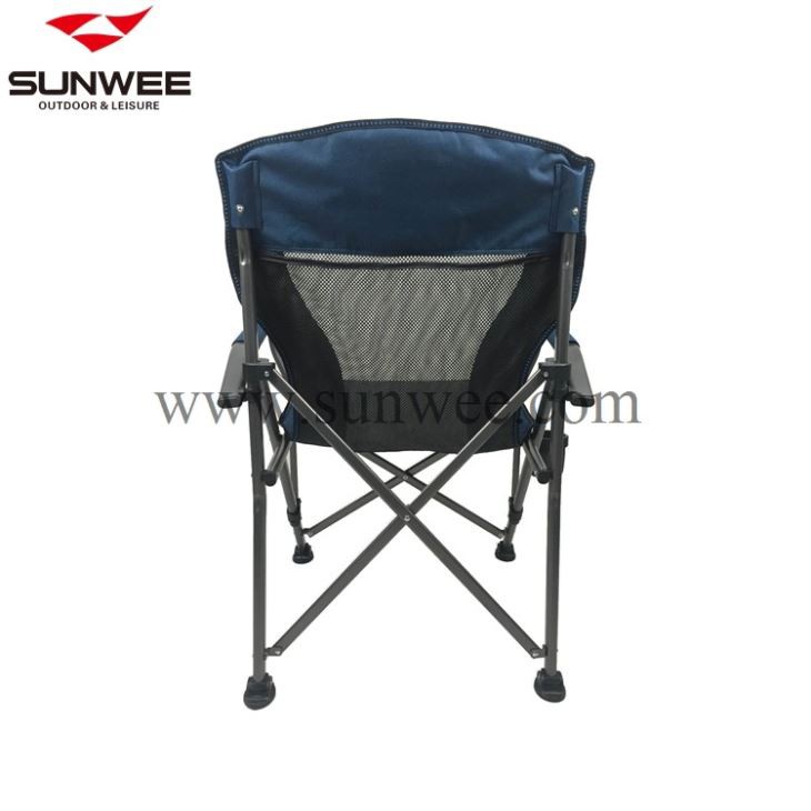 Mesh Back Quad Camping Chair